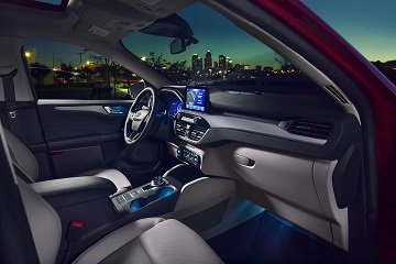 Interior appearance of the 2021 Ford Escape available at Wyatt Johnson Ford