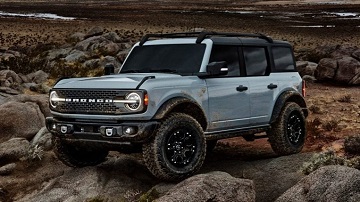 Exterior appearance of the 2021 Ford Bronco available at Wyatt Johnson Ford