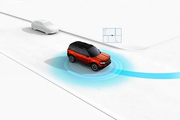 One of the safety features in the 2021 Ford Bronco available at Wyatt Johnson Ford