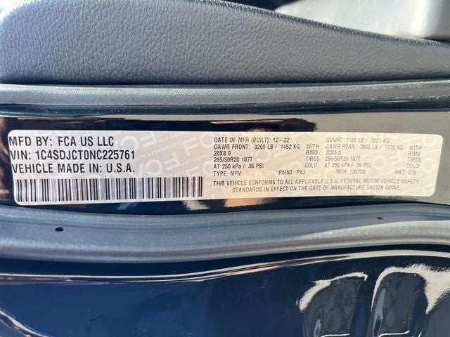 2022 Dodge Durango R/T