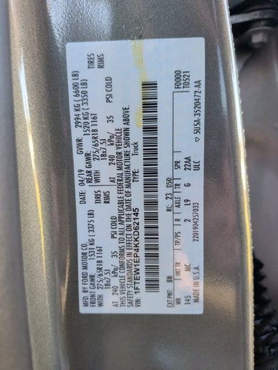 2019 Ford F-150 XLT