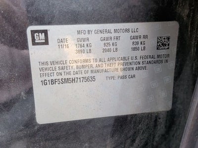 2017 Chevrolet Cruze Premier