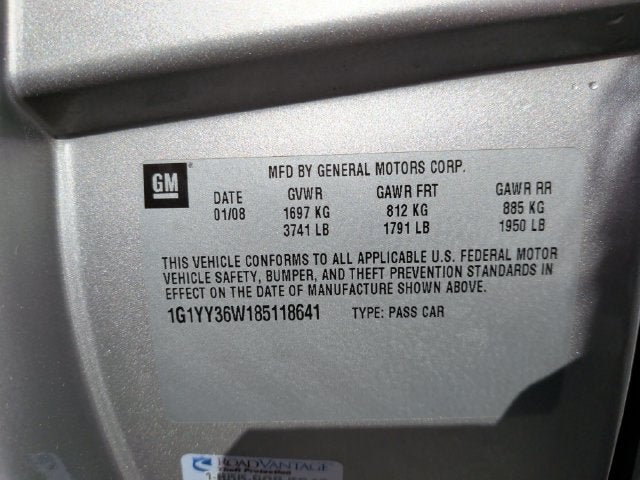 2008 Chevrolet Corvette Base