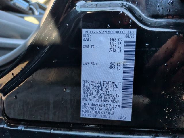 2024 Nissan Altima 2.5 SV