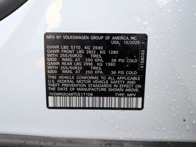 2026 Volkswagen Atlas SE w/Technology