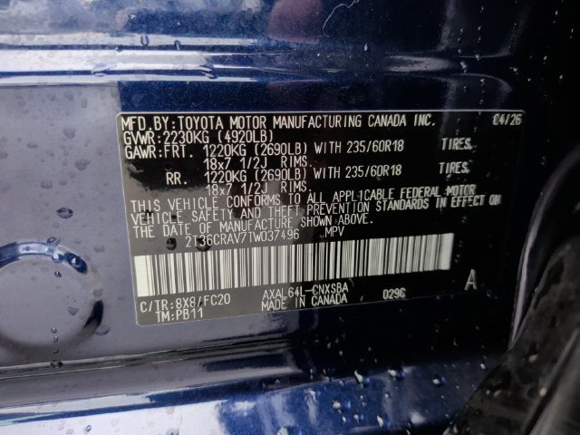 2026 Toyota RAV4 SE