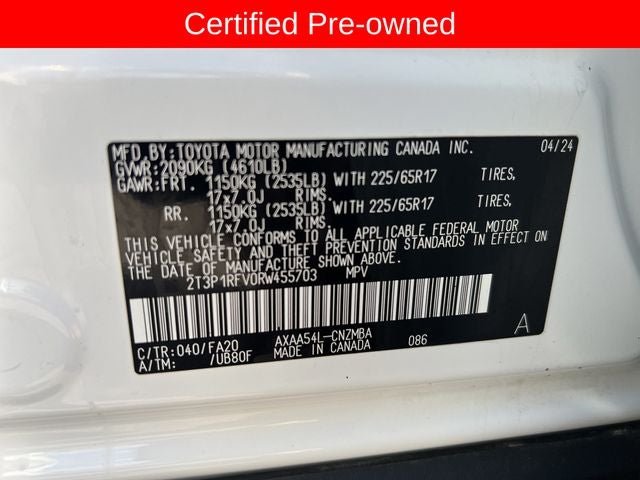 2024 Toyota RAV4 XLE
