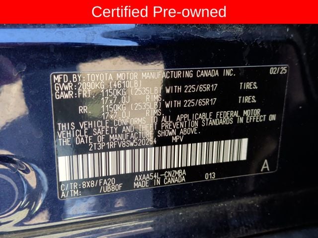 2025 Toyota RAV4 XLE