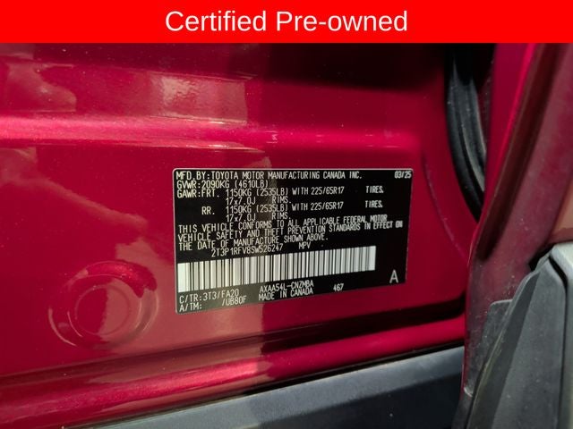 2025 Toyota RAV4 XLE
