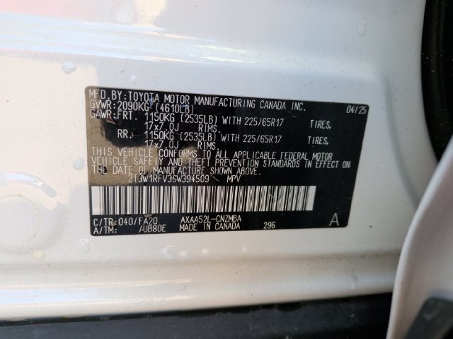 2025 Toyota RAV4 XLE