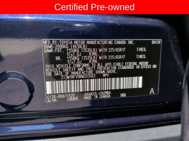 2024 Toyota RAV4 XLE