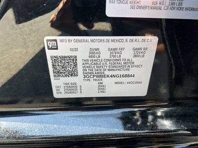 2022 Chevrolet Silverado 1500 LTD Custom
