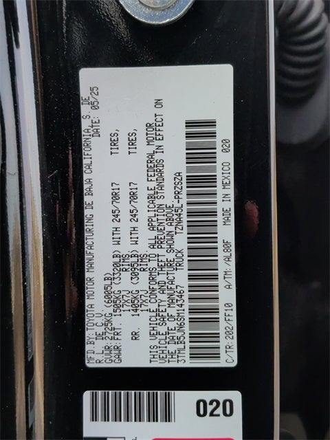 2025 Toyota Tacoma SR5