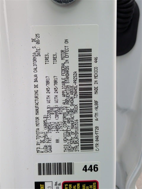 2025 Toyota Tacoma SR5