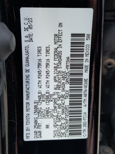 2023 Toyota Tacoma SR5 V6