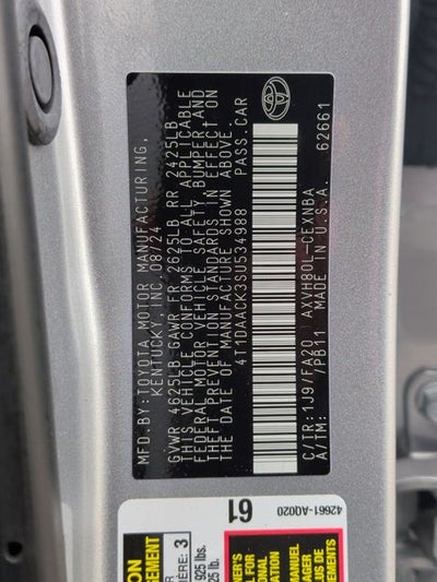 2025 Toyota Camry LE