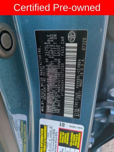 2026 Toyota Camry LE