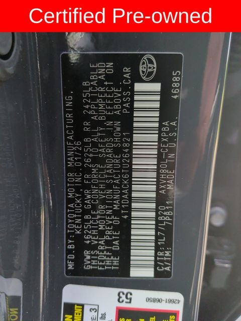 2026 Toyota Camry XSE