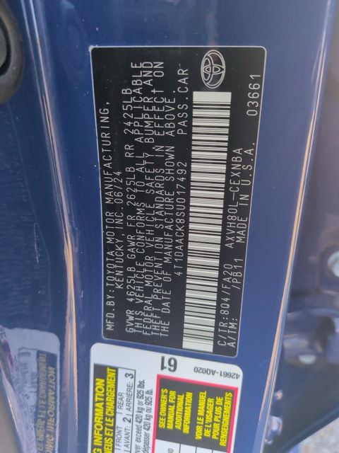 2025 Toyota Camry SE
