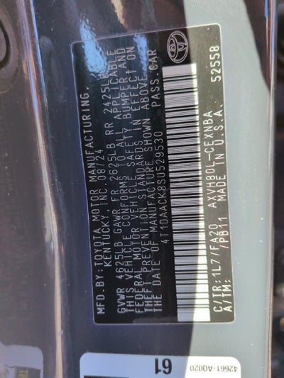 2025 Toyota Camry LE