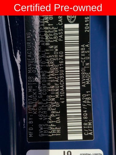 2025 Toyota Camry LE