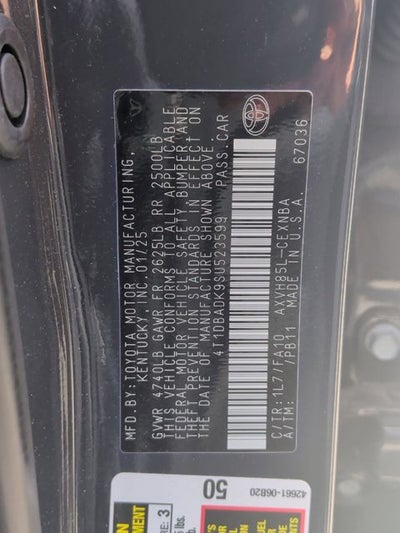 2025 Toyota Camry LE