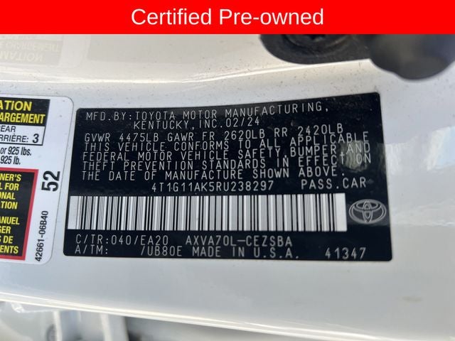2024 Toyota Camry SE