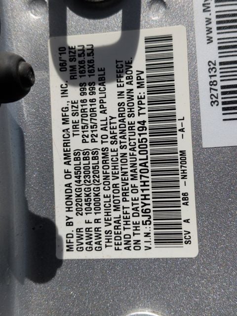 2010 Honda Element EX