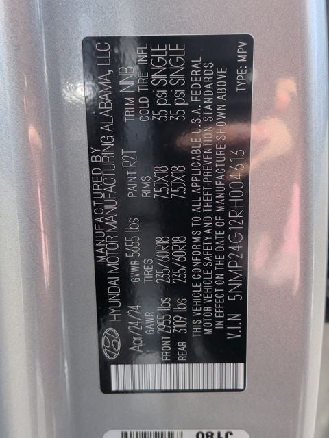 2024 Hyundai Santa Fe Hybrid SEL