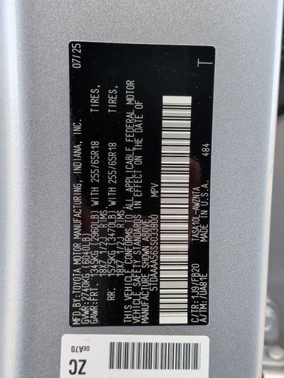 2025 Toyota Grand Highlander LE