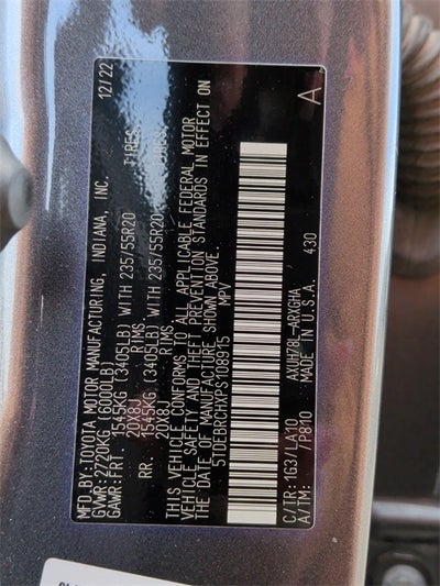 2023 Toyota Highlander Hybrid Platinum