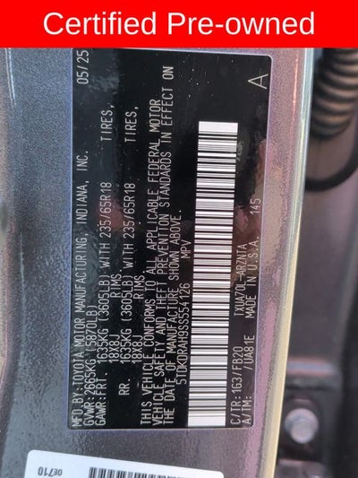 2025 Toyota Highlander LE