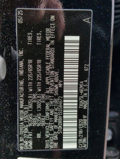 2025 Toyota Highlander XLE