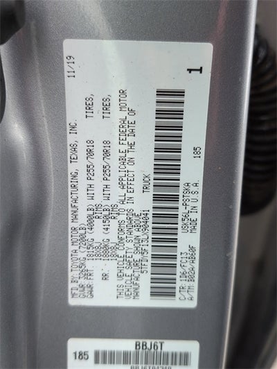 2020 Toyota Tundra SR5