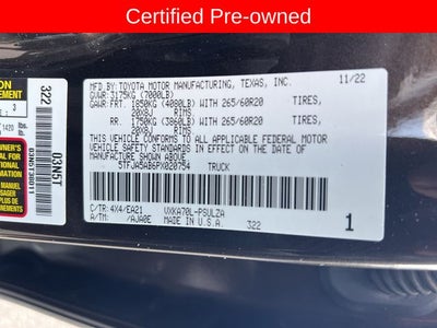 2023 Toyota Tundra Limited