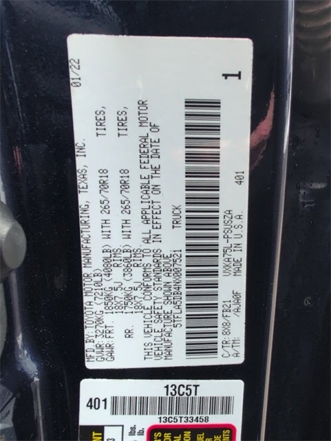 2022 Toyota Tundra SR5