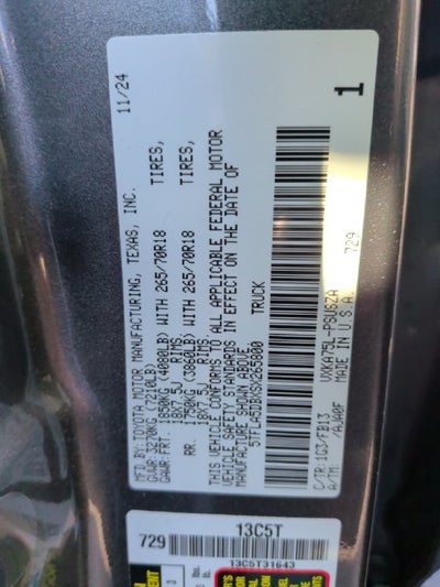 2025 Toyota Tundra SR5