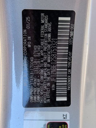 2025 Toyota GR86 Premium