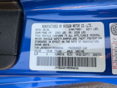 2024 Nissan Z Sport