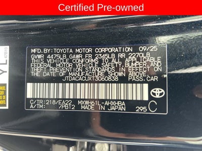 2026 Toyota Prius Plug-In Hybrid XSE Premium