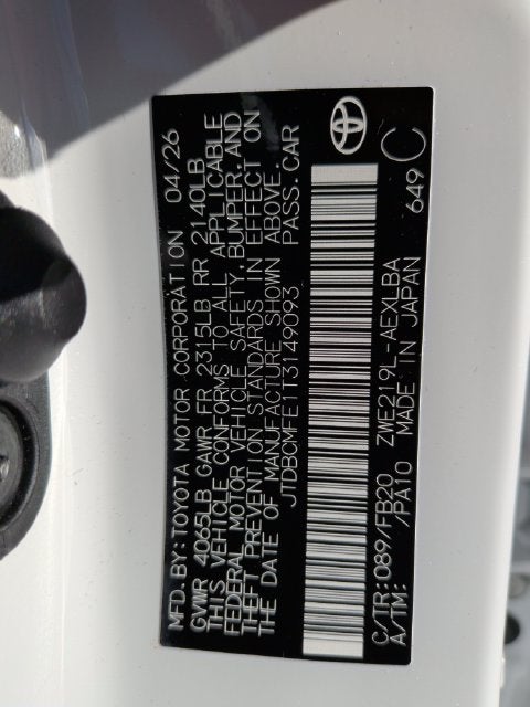 2026 Toyota Corolla Hybrid LE