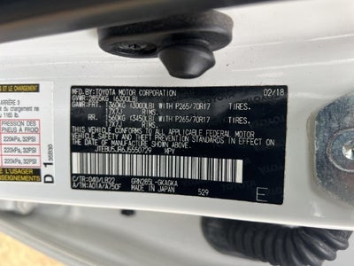 2018 Toyota 4Runner SR5 Premium
