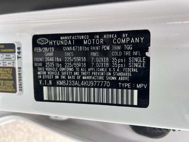 2019 Hyundai Tucson SEL