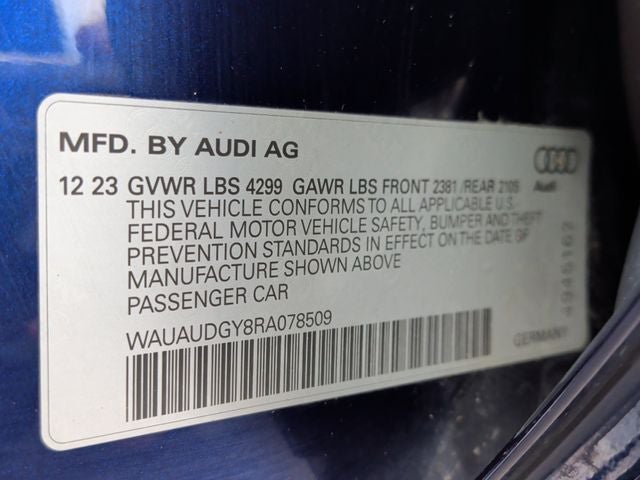 2024 Audi A3 40 Premium FrontTrak