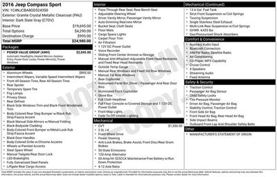 2016 Jeep Compass Sport