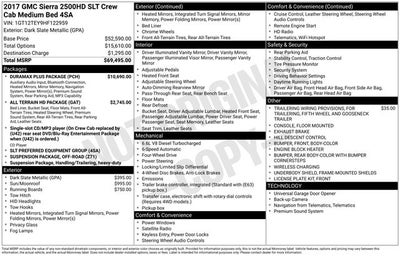 2017 GMC Sierra 2500HD SLT