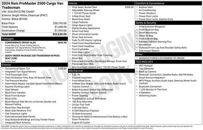 2024 RAM ProMaster 2500 High Roof