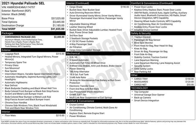 2021 Hyundai Palisade SEL