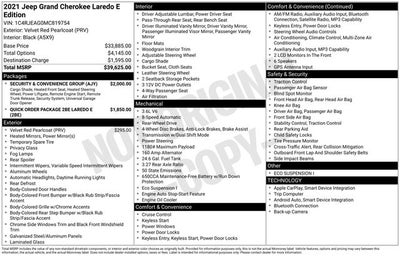 2021 Jeep Grand Cherokee Laredo E