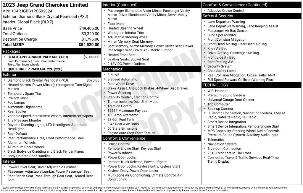 2023 Jeep Grand Cherokee Limited
